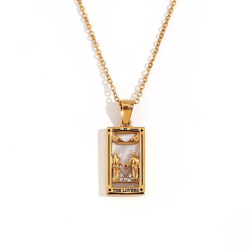 Tarot Card Amulet Necklace