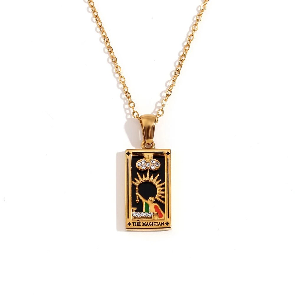 Tarot Card Amulet Necklace