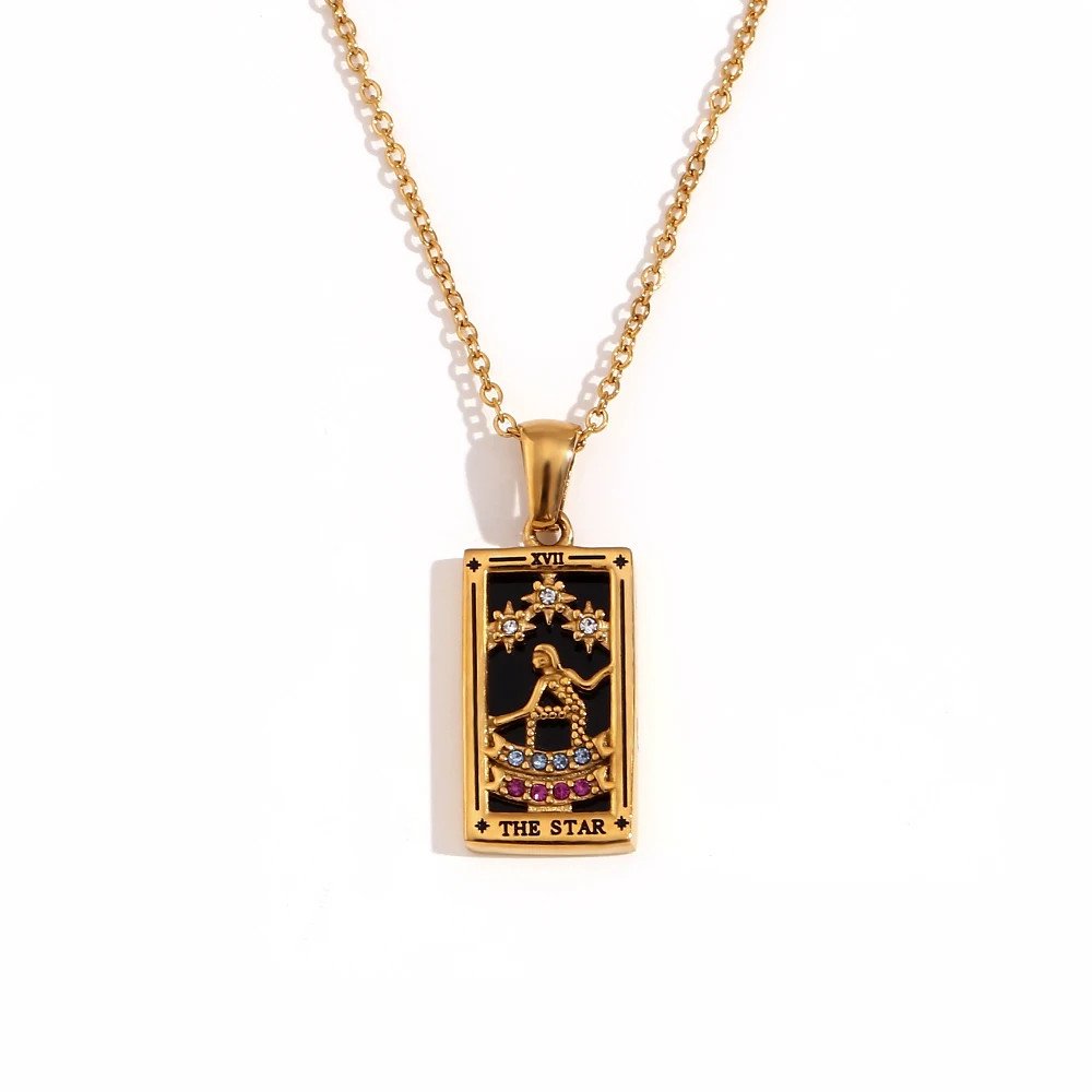 Tarot Card Amulet Necklace