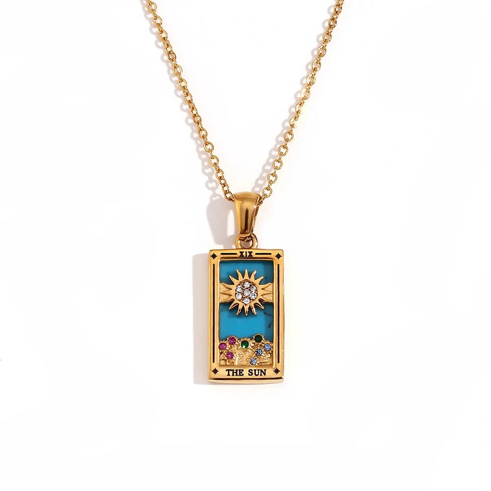 Tarot Card Amulet Necklace