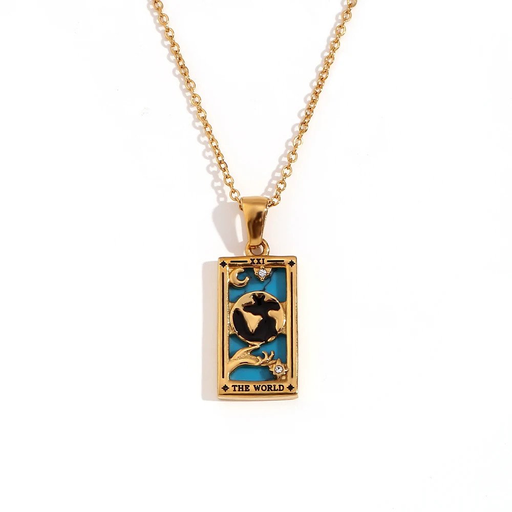 Tarot Card Amulet Necklace