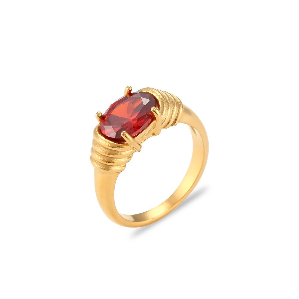 Califia Ring in Red.