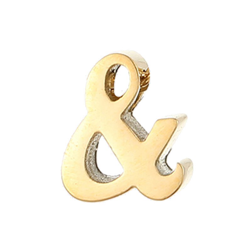 Gold Ampersand Charm.