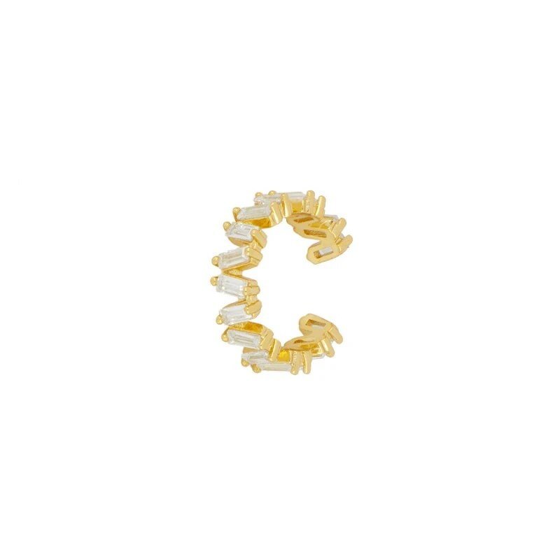 Gold Icy Ear Cuff.