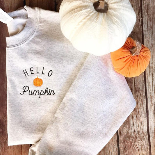 Hello pumpkin sweatshirt.