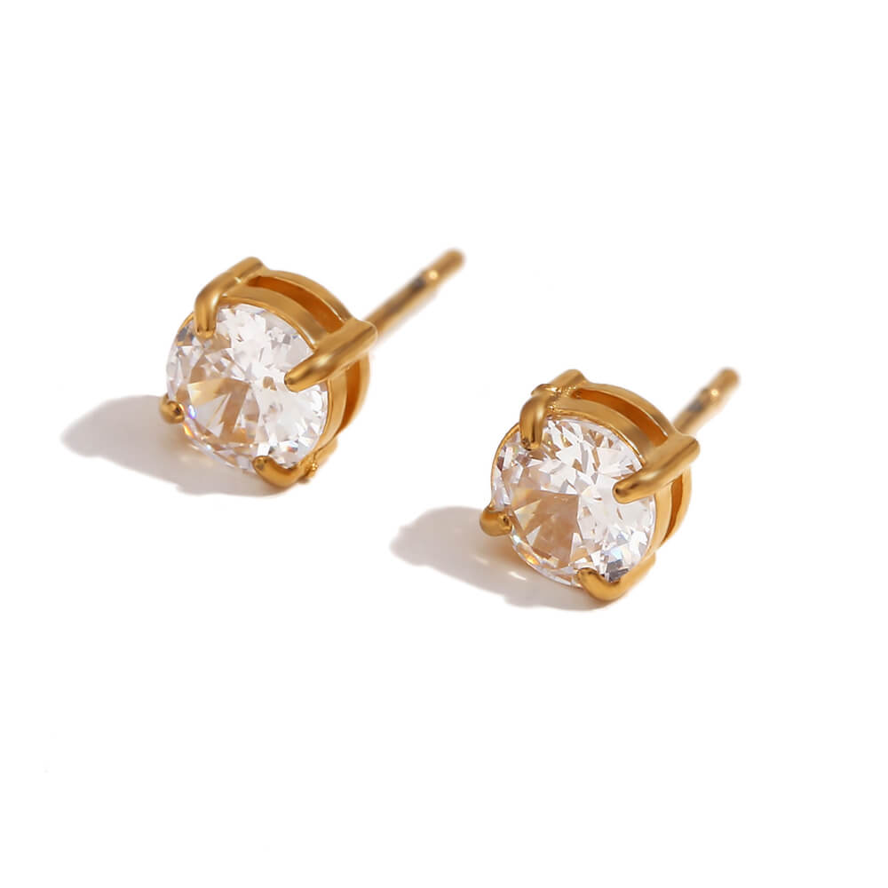 Audrey Gold Studs.