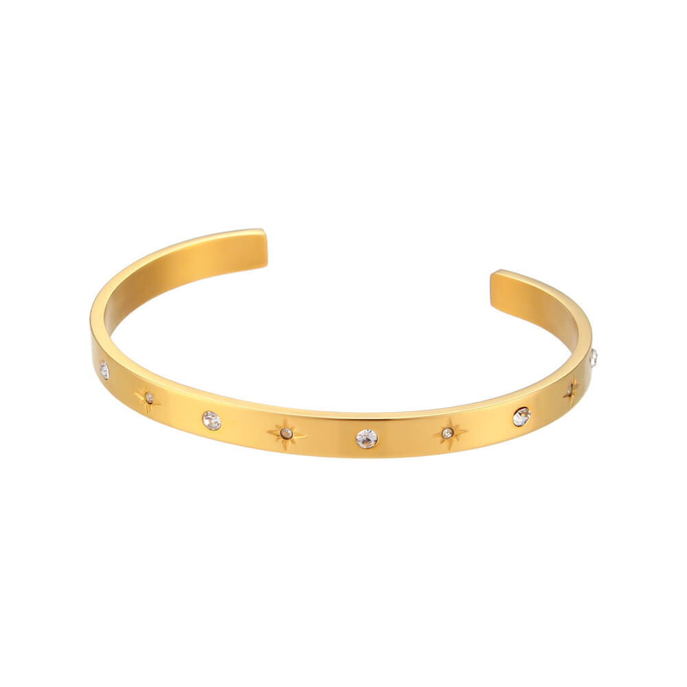 Orion Celestial Gold Stacking Bracelet.