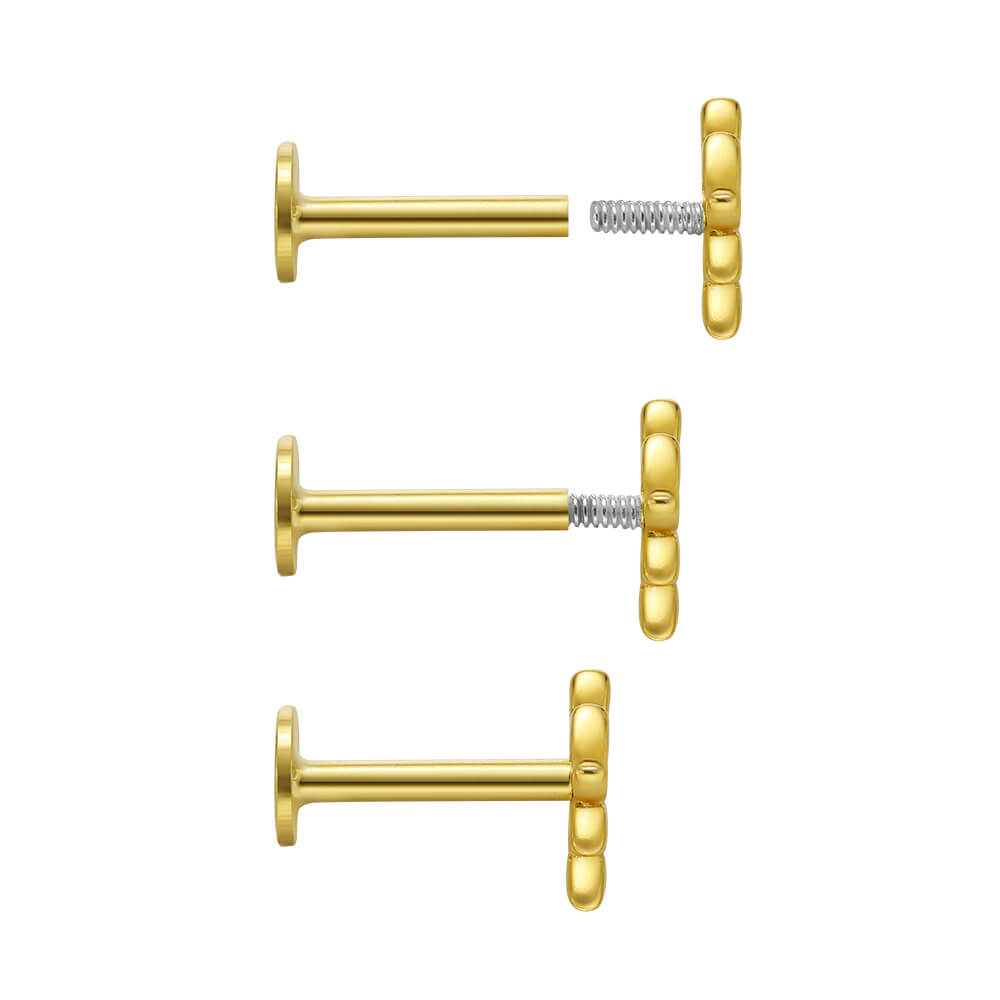 Comfort screw on cartilage earring backs.