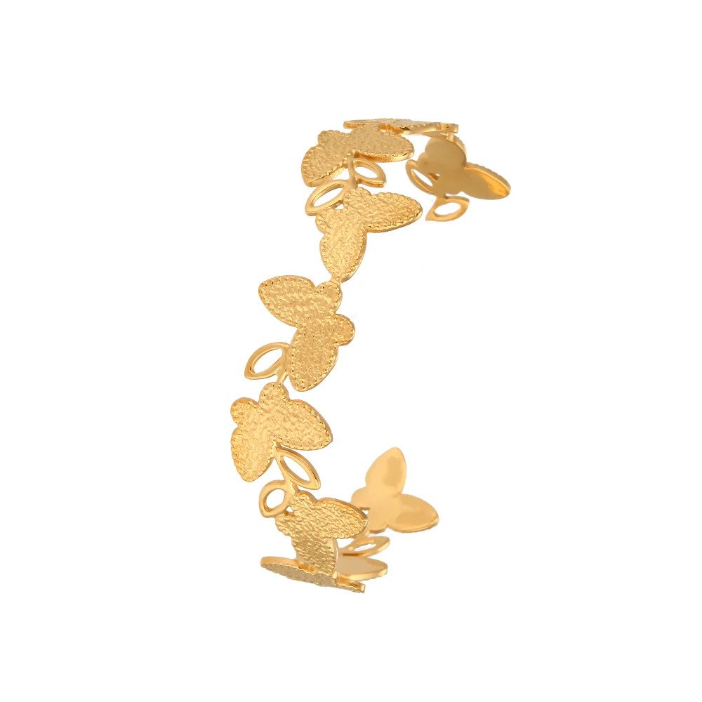 Butterfly Gold Cuff Bracelet