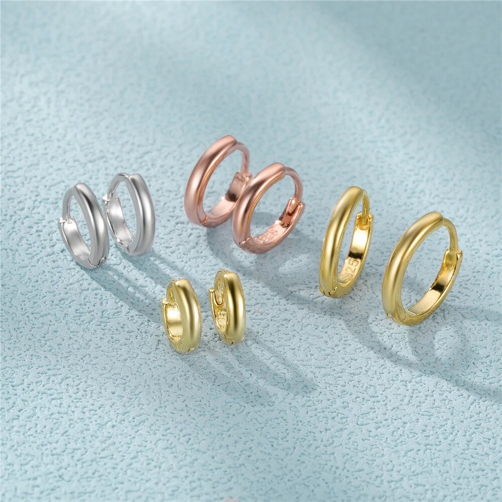 Simple Huggie Hoops in mutiple colors and sizes.