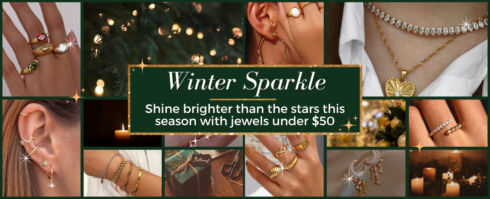 Fashionable jewellery for winter