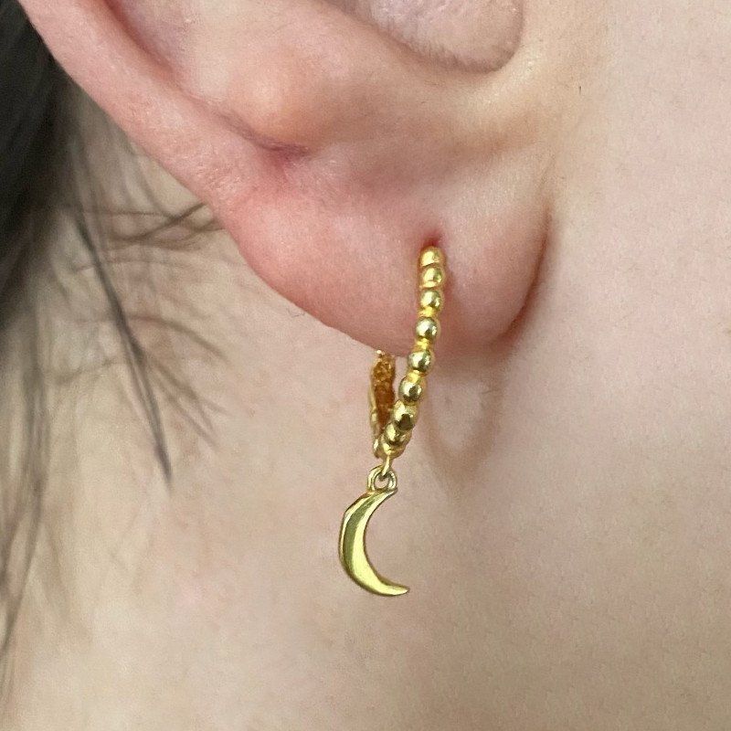 Buy Moon Studs Gold, Small Moon Studs, Moon Earrings, Gold Moon Stud  Earrings, Moon Jewelry, Moon Shaped Studs, Crescent Moon Studs, Gold Studs  Online in India - Etsy