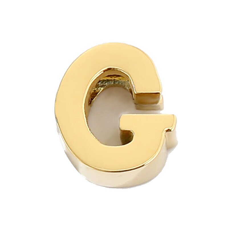 Gold Letter Charm G.