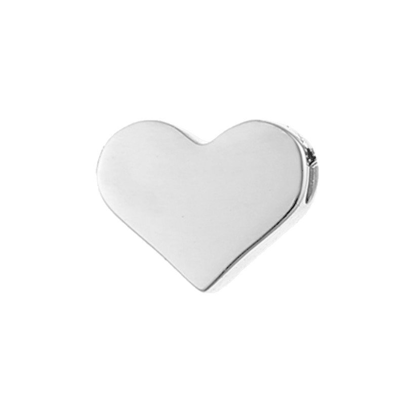 Silver Heart Charm.