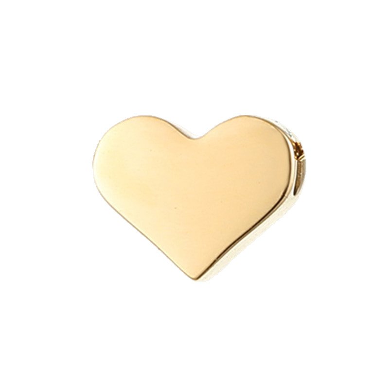 Gold Heart Charm.