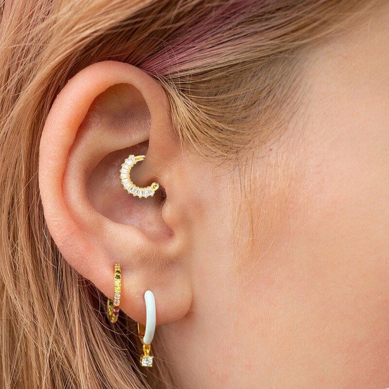 Rook piercing on sale jewelry gold