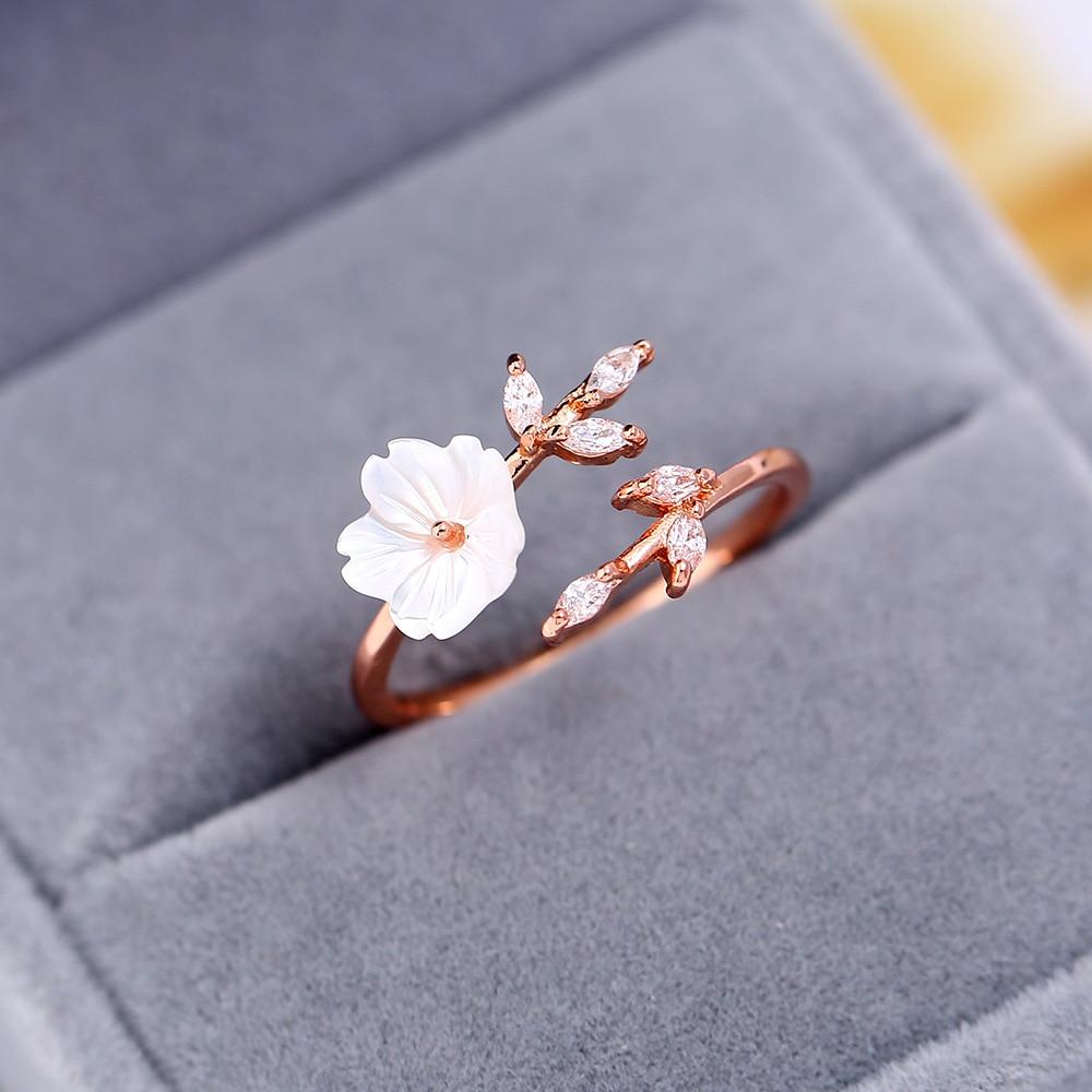 Rose gold sale branch ring