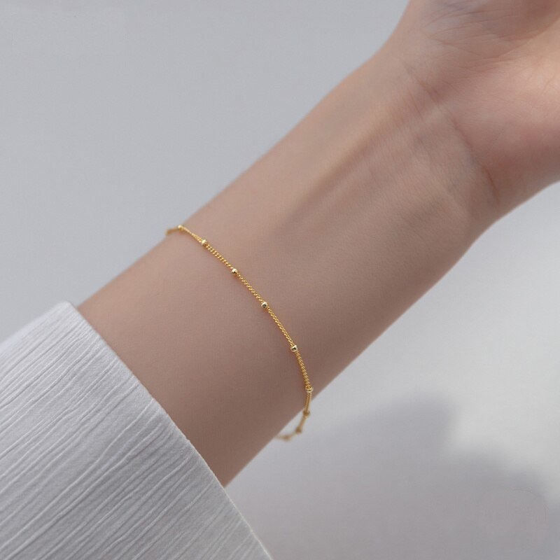 Minimal hot sale gold bracelet