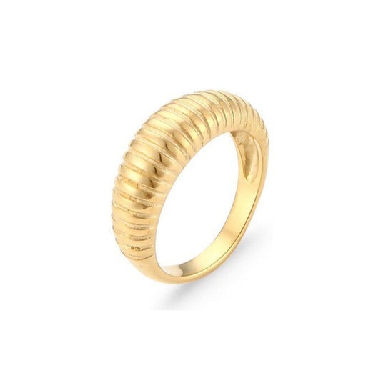 Textured Chunky Gold Ring.